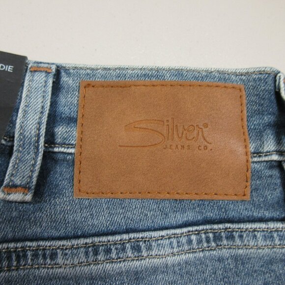 Silver Jeans mens medium wash distressed Eddie relaxed fit tapered 32x30 NWT - Picture 8 of 9
